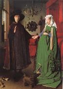 Jan Van Eyck Betrothal of the Arnolfinis oil painting artist
